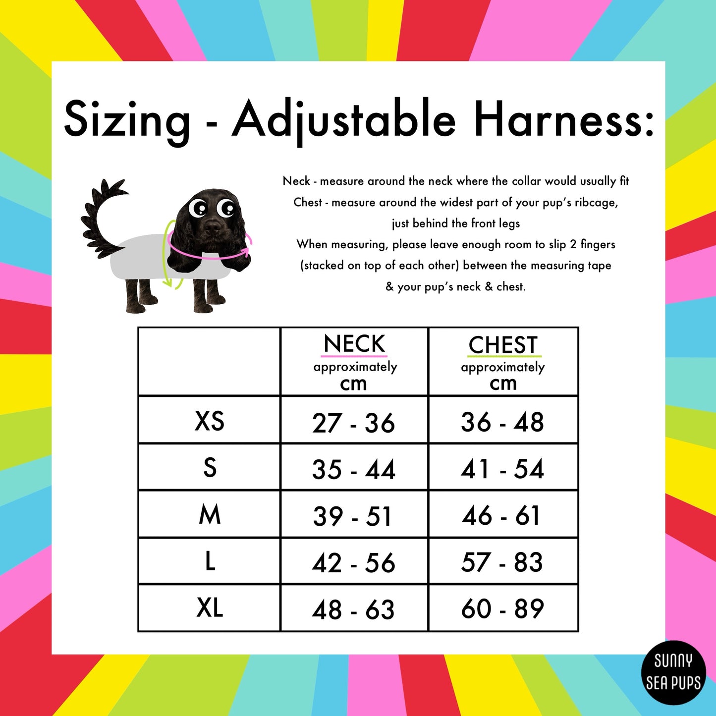 Coastal Calm - Adjustable Harness