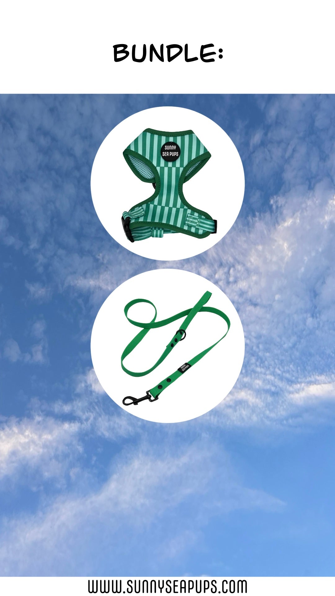 Coastal Calm - Bundle 6: Harness & Waterproof Lead