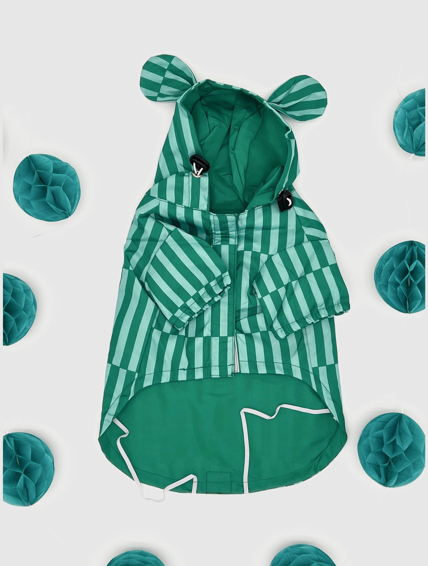 Coastal Calm - Lightweight Teddy Raincoat