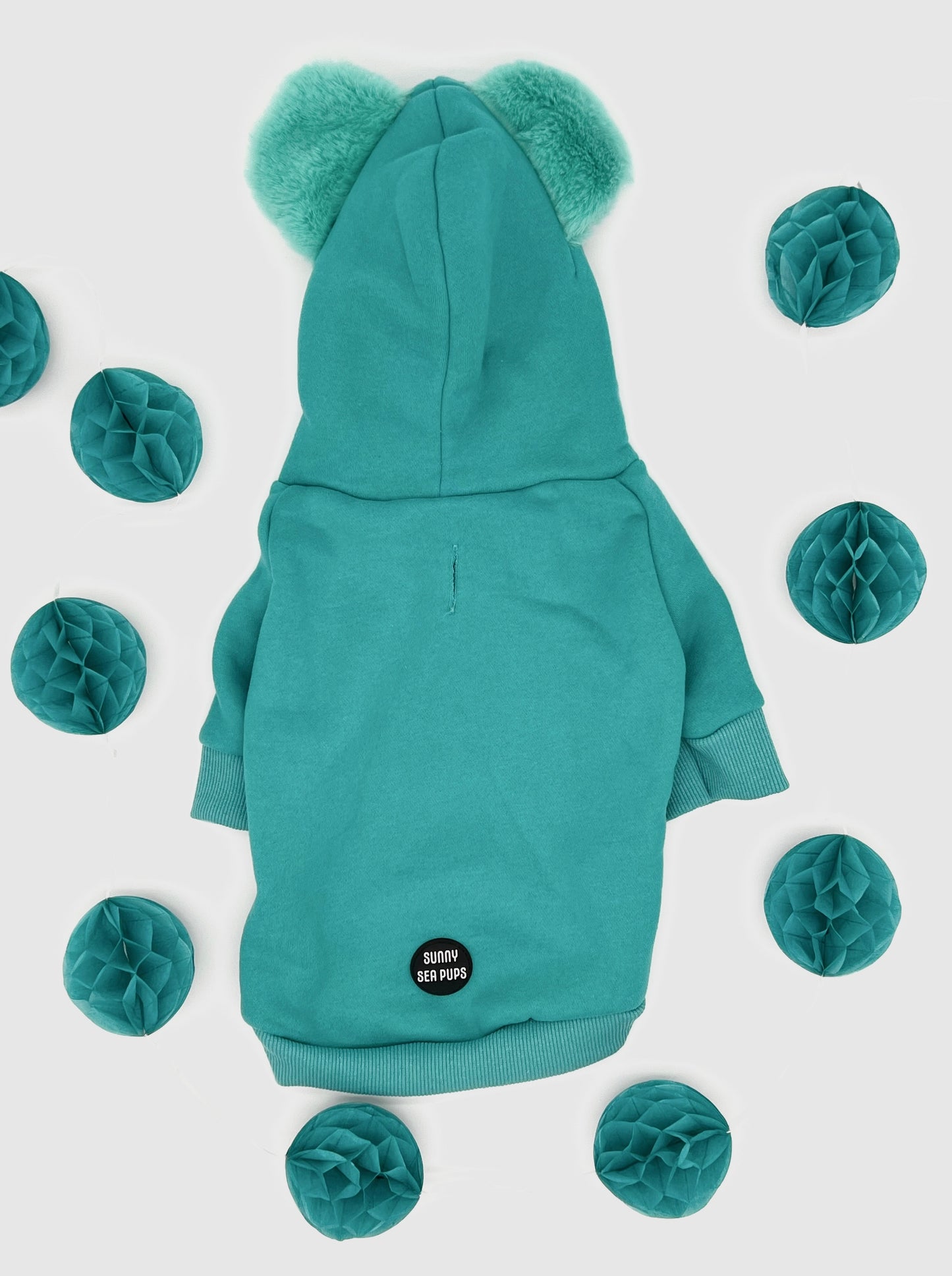 Turquoise - Teddy Bear Hoodie