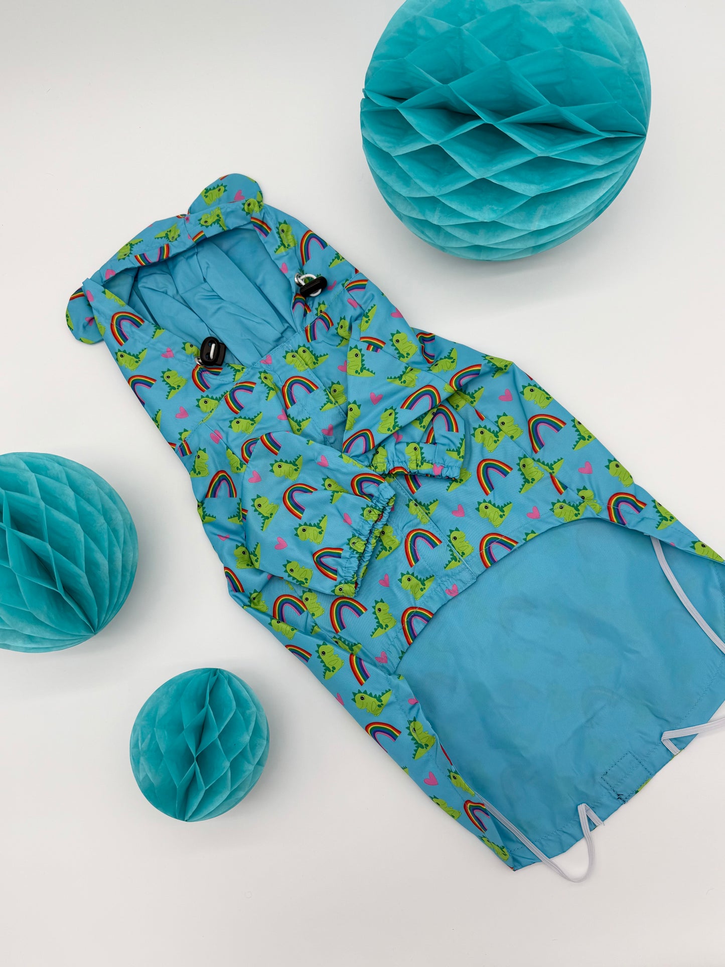 Lil Sea-Saurus - Lightweight Teddy Raincoat