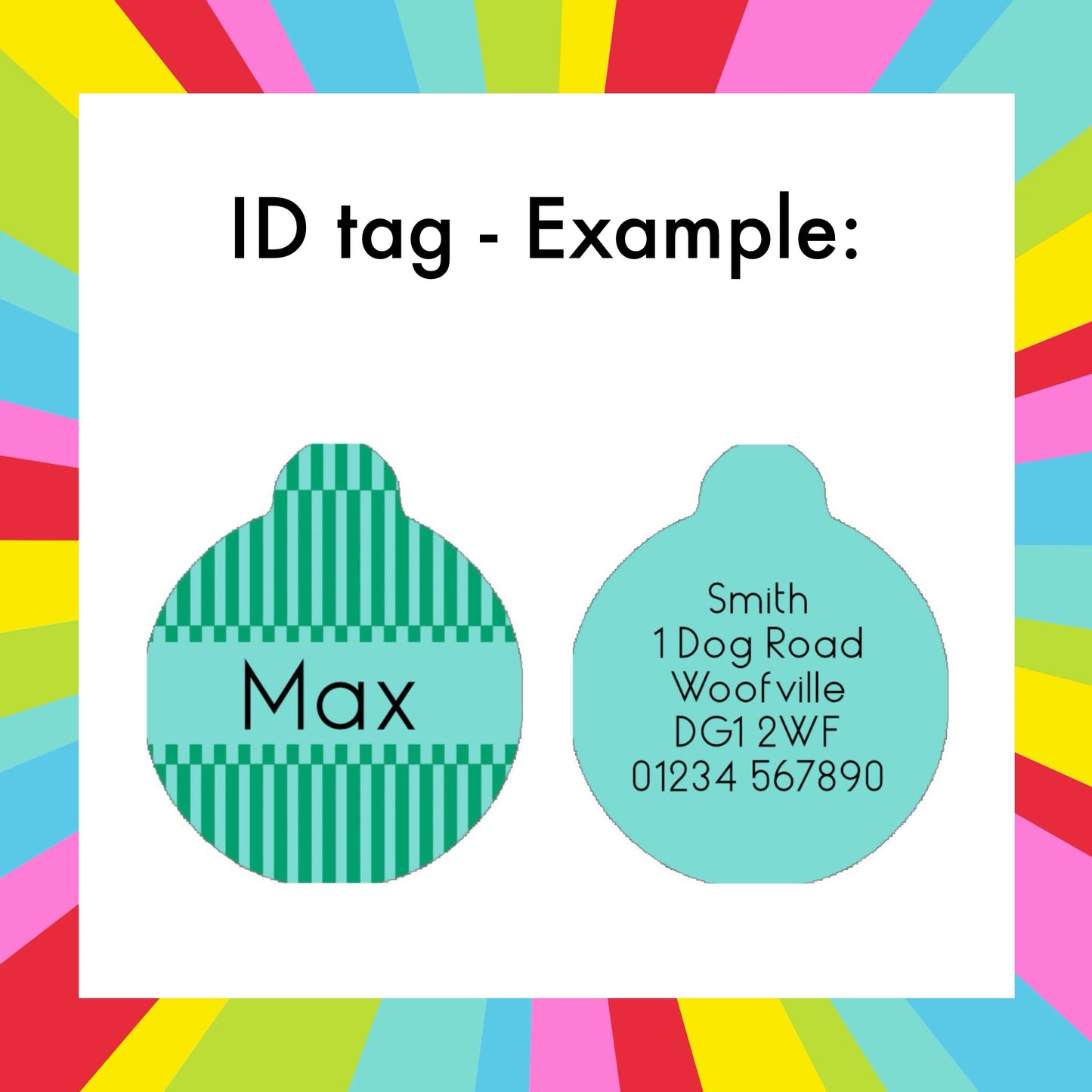 Lil Sea-Saurus - ID Tag - Hoobynoo X Sunny Sea Pups