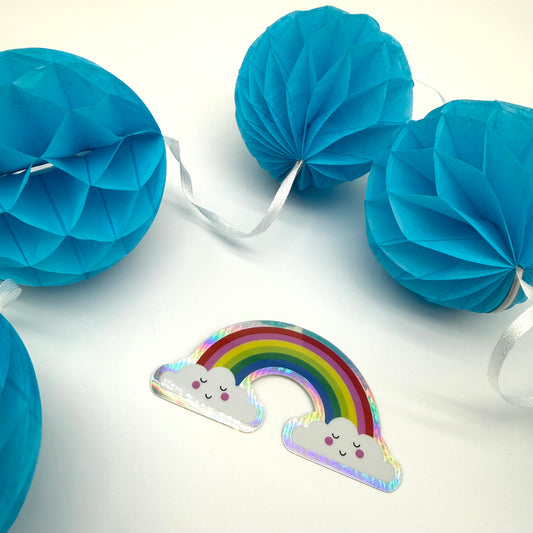 Chasing Rainbows - Big Holographic Sticker