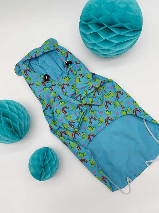 Lil Sea-Saurus - Lightweight Teddy Raincoat
